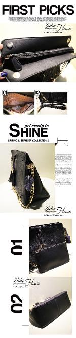 พร้อมส่ง กระเป๋าLuluhouse รุ่น L118-03pblubl.pi กระเป๋าแฟชั่นเกาหลี งานคุณภาพของแท้ จากLuluhouseค่ะ